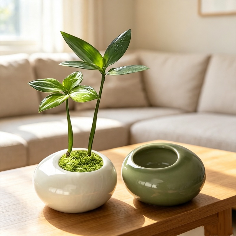 Mini doniczka z efektem popęka – Echeveria Succulent recenzja i cena